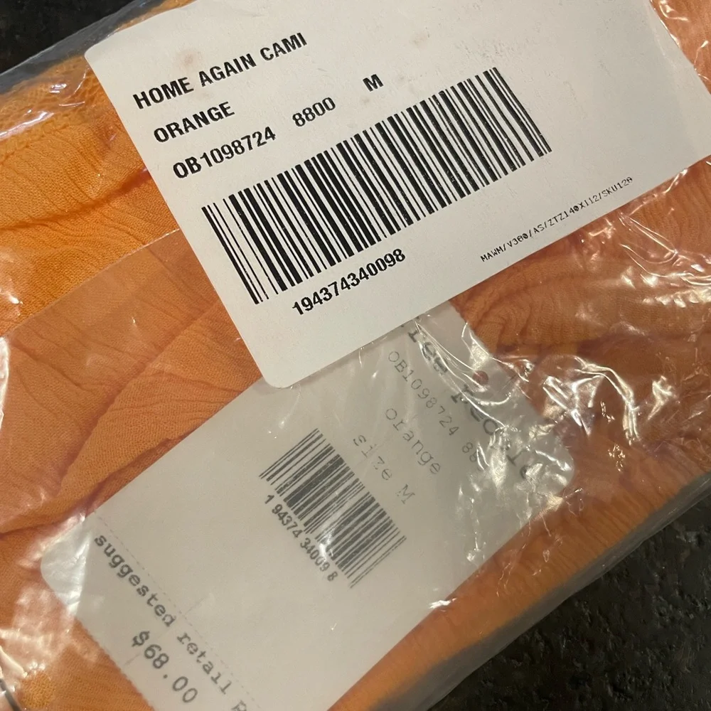 Free People Yellow Crop Top with Spaghetti Straps - Picture 4 of 4